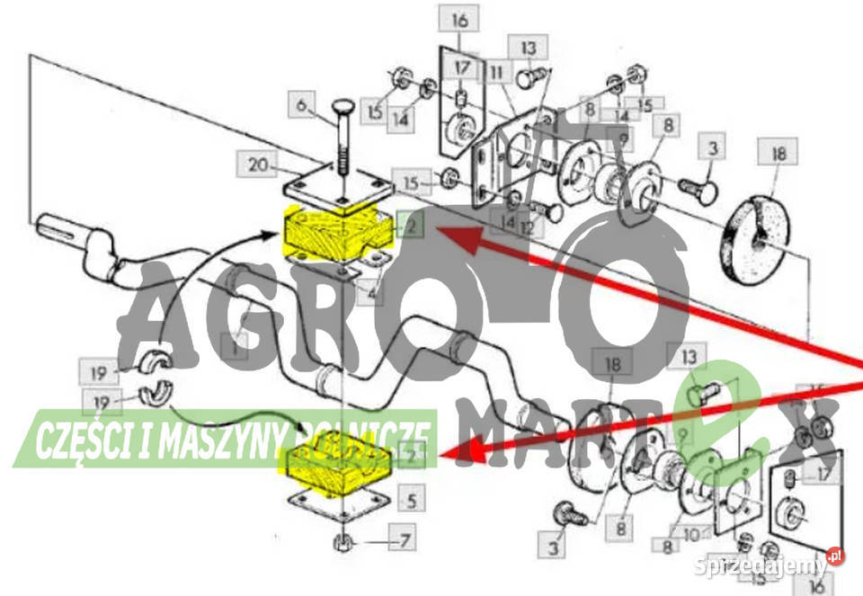 AZ31217 AZ31217 ŁOŻYSKO DREWNIANE WYTRZĄSACZY Wichrów sprzedam