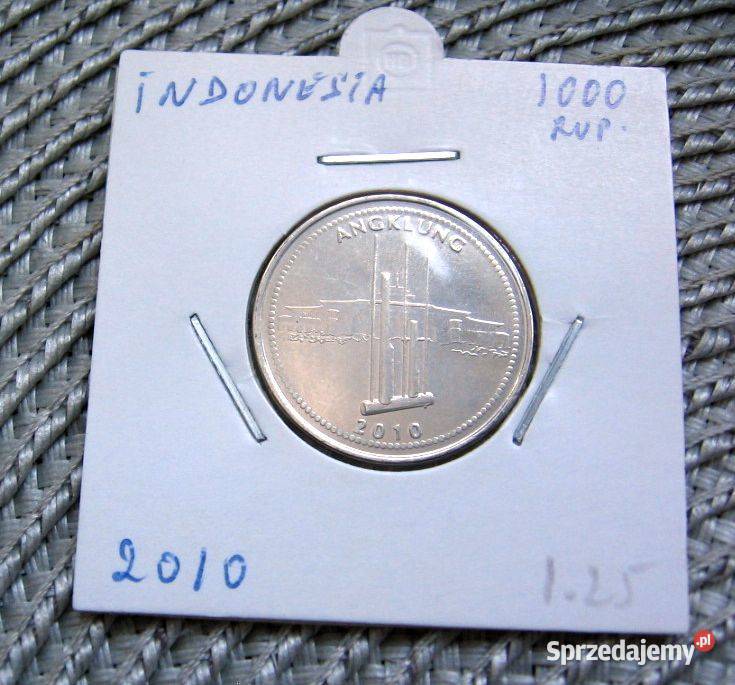 Indonezja 1000 Rupi 2010r Angklung