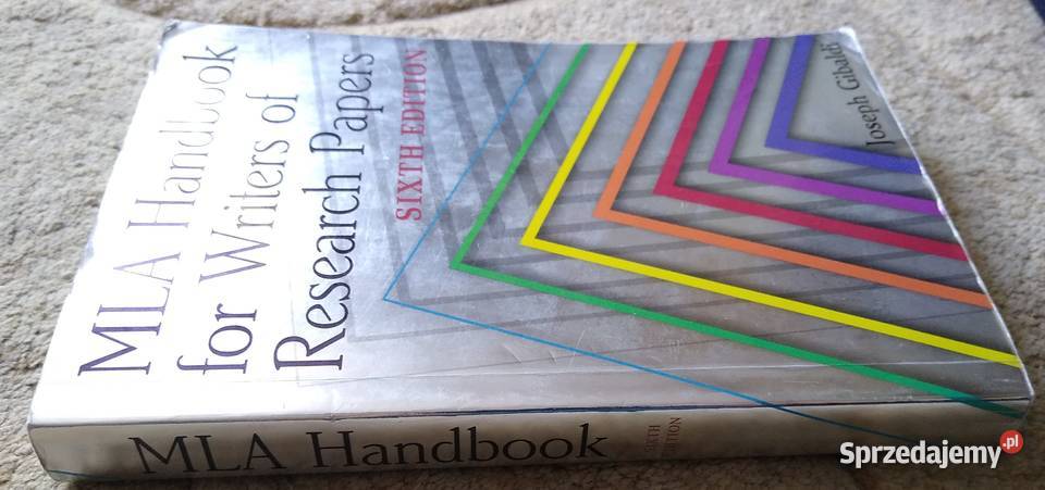 MLA handbook for writers of research papers Gdańsk