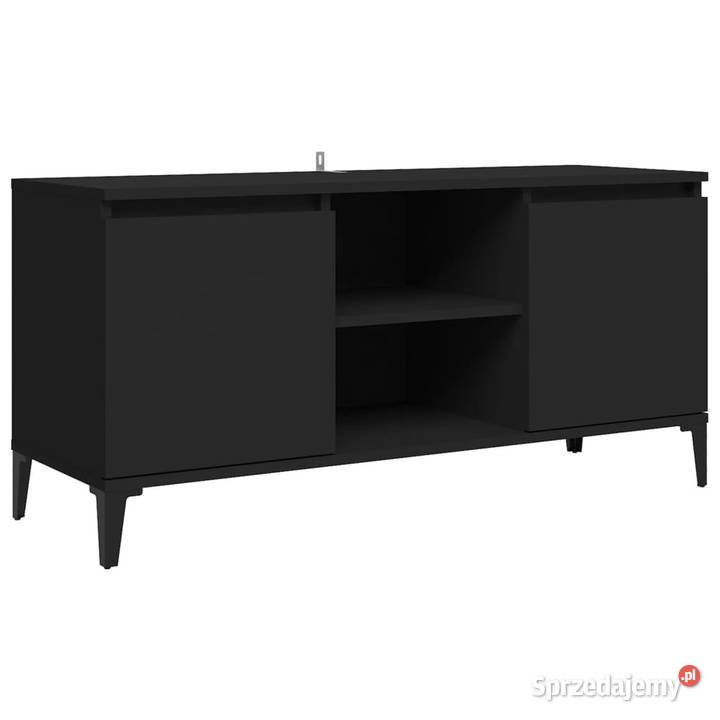 Szafka TV metalowe nóżki czarna 1035x35x50 Warszawa