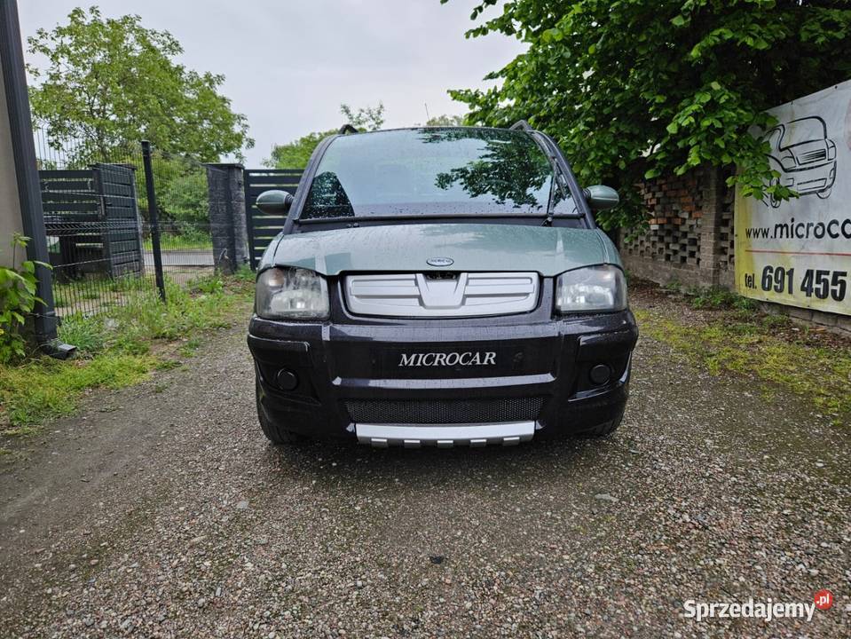 Microcar MC2 2008r benzyna 4 osobowy L7e B1 pełny VAT Sochaczew
