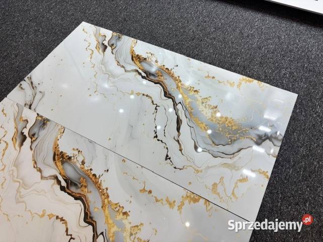 Gres nowość 60x120 marmur złota Top Design Zakopane