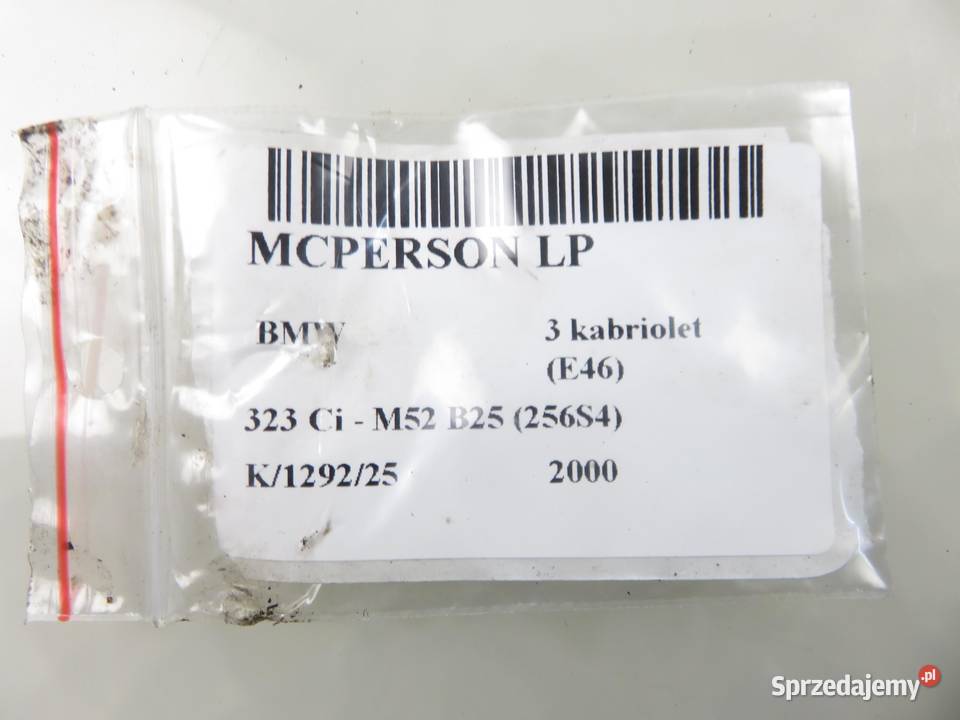 MCPERSON LEWY PRZEDNI BMW 3 E46 323 Ci sprzedam
