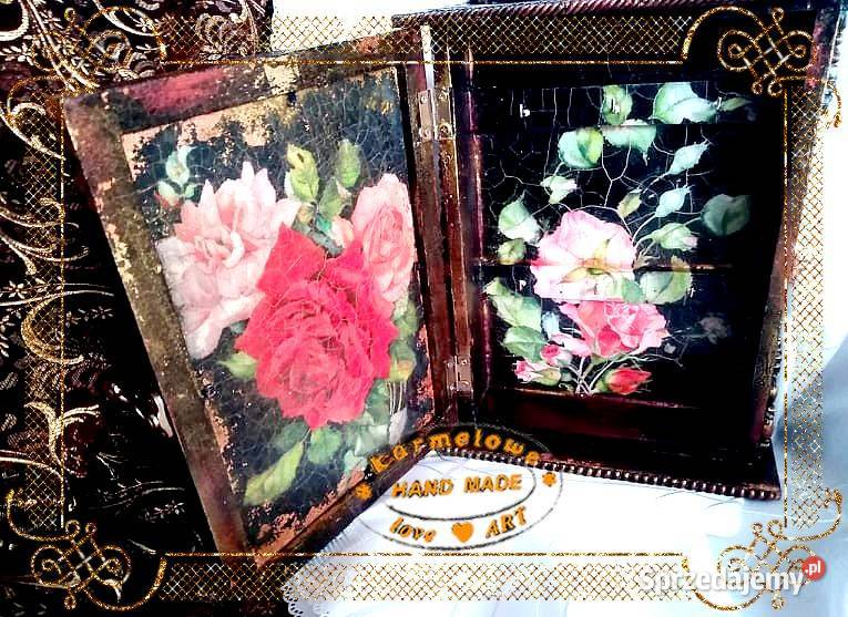 Szafka na klucze decoupage dekoracja wystrój Rękodzieło Warszawa