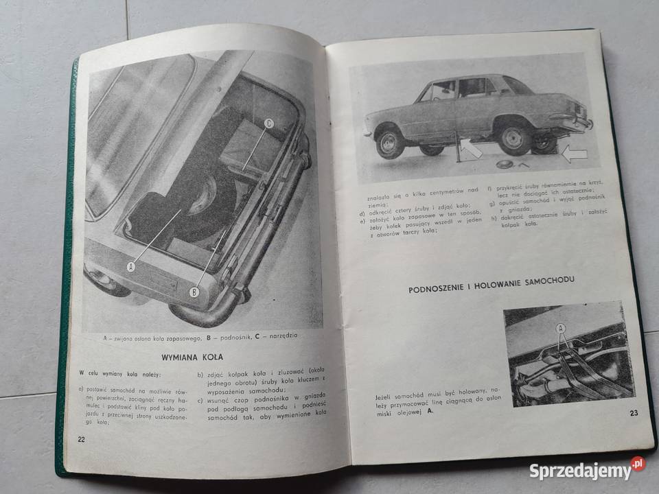 Stara książeczka Polski Fiat 125p pierwsze śląskie Dąbrowa Górnicza sprzedam