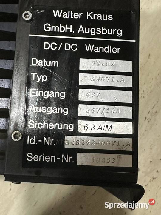 Przetwornica napięcia DCDC 48V 24V Antonie