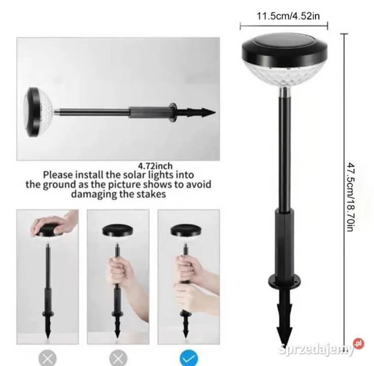 Lampa ogrodowa LED podkarpackie Ropczyce sprzedam