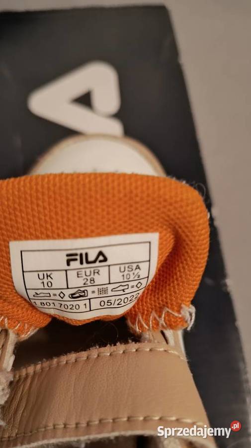 Adidasy FILA r28 wkładka 18 Gryfice