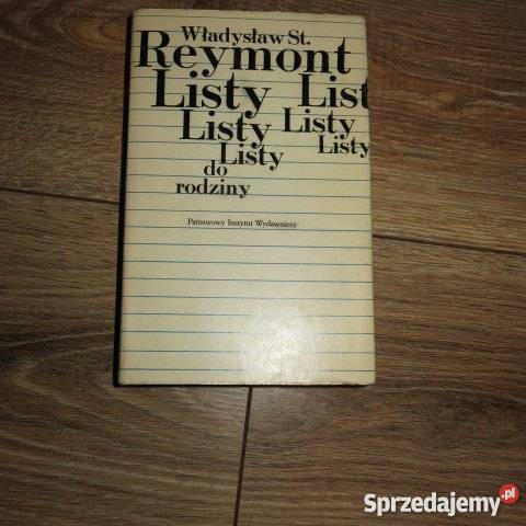 Reymont Listy do rodziny FA biografie, wspomnienia Kultura i Rozrywka Goleniów sprzedam