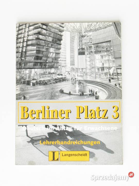 Berliner Platz 3 Lehrerhandreichungen niemiecki Kraków