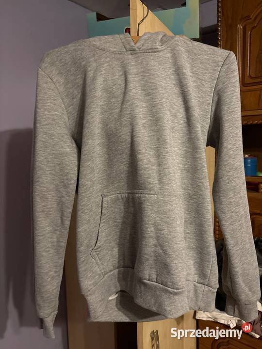 Szara bluza Kaptur Krzeszów