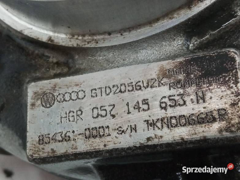 TURBOSPRĘŻARKA 057145653N 40 TDI SQ7 CZA Audi Q7