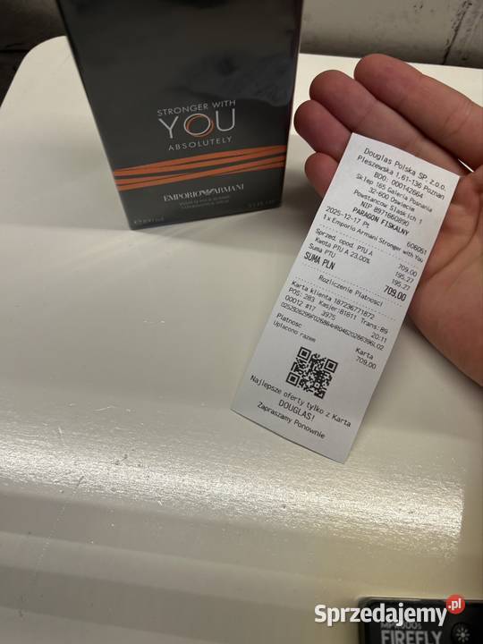 Sprzedam Emporio Armani Stronger with you Jarocin