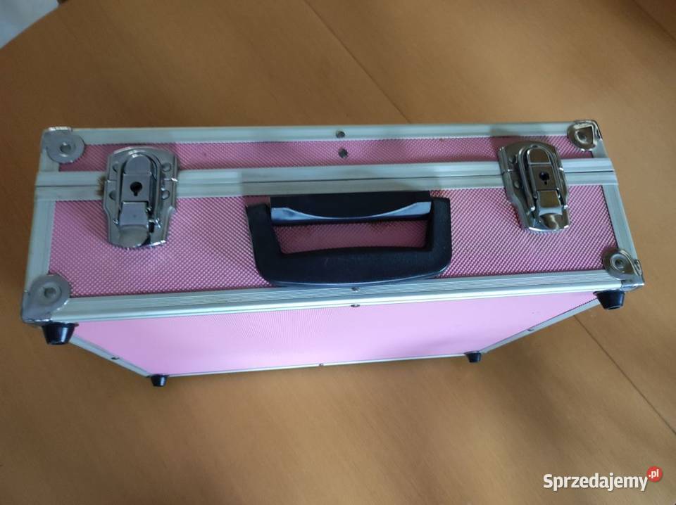 aluminiowy kuferek walizka organizer na farby