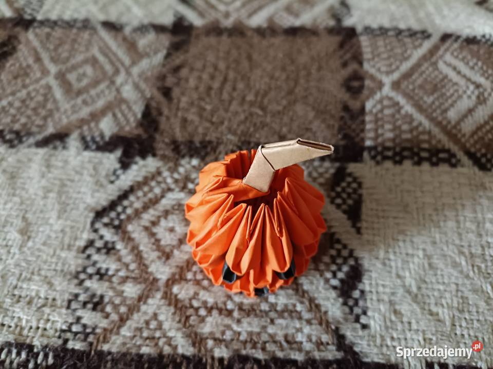 Mini Dynia Halloween Origami Modułowe 3D Rękodzieło Kwidzyn