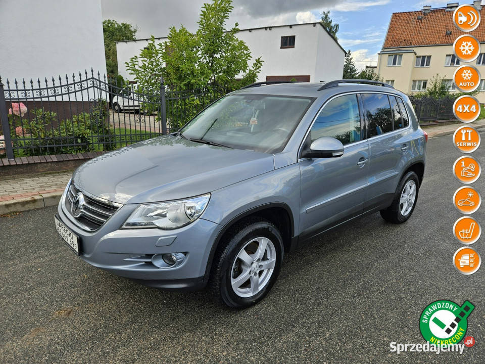 Volkswagen Tiguan Opłacony Zadbany Serwisowy elektrochrom. lusterko wst. Kisielice