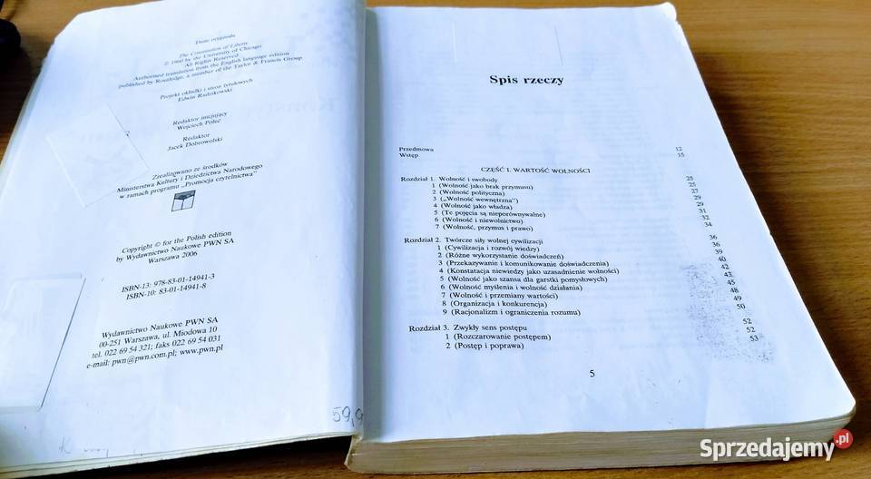 Konstytucja wolności Friedrich August von Hayek Rok wydania 2006 Podręczniki Gdańsk