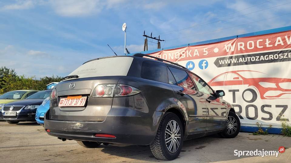 Mazda 6 20 LPG 2006 Klima 6 biegów Dobrze nieuszkodzony Wrocław