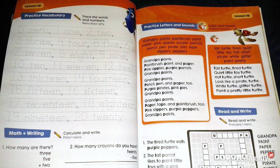 Step up 1 Review Book Practice and Learn Disney Chełm sprzedam