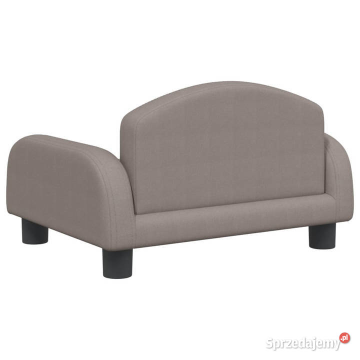 Sofa dzieci kolor taupe 50x40x30 obita tkaniną Dla Dziecka