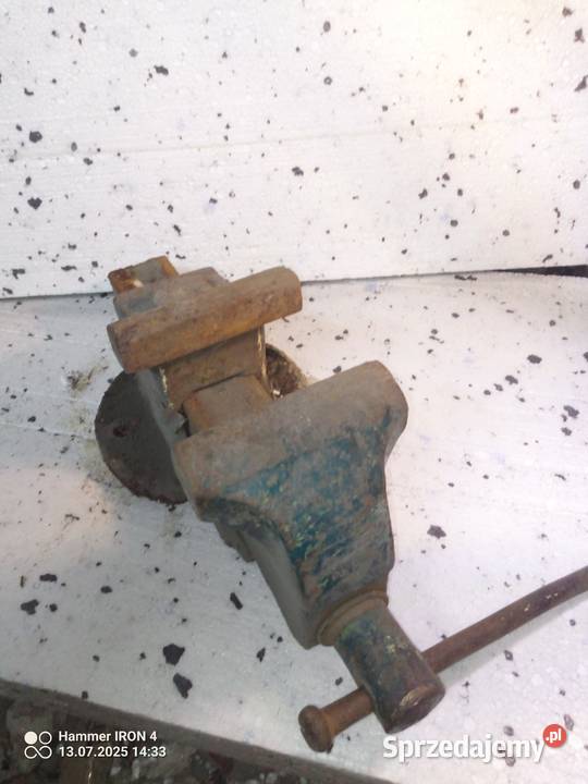 Imadło warsztatowe stare 180mm waga Grudziądz