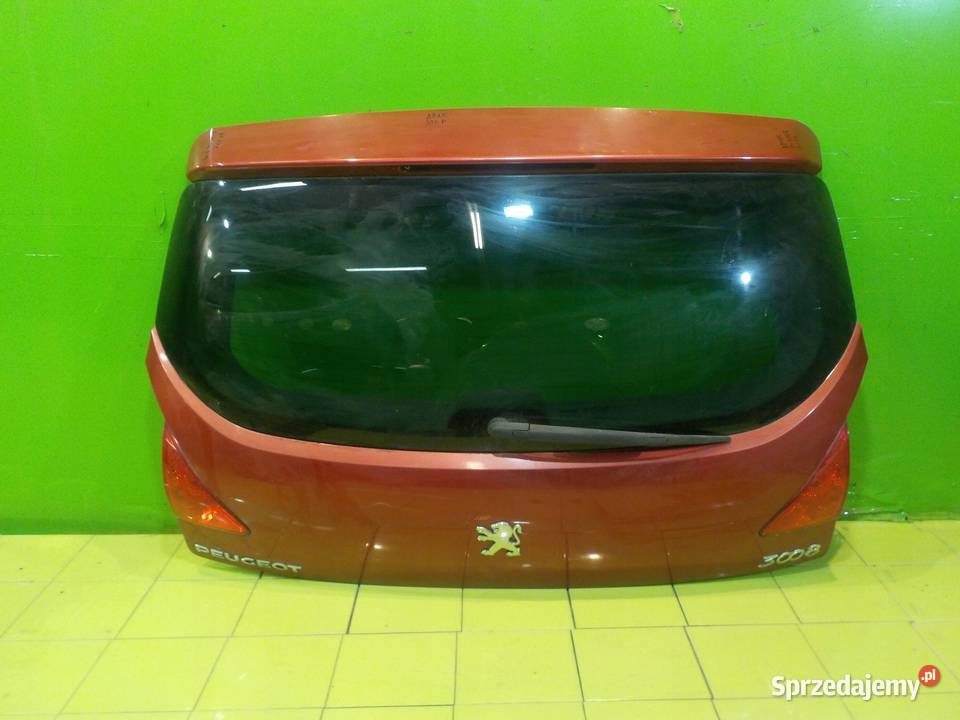 PEUGEOT 3008 I 0913 5D klapa tyl mazowieckie Suków