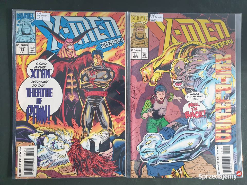 XMen 2099 i inne 14 oryginalnych komiksów Marvel Gdynia