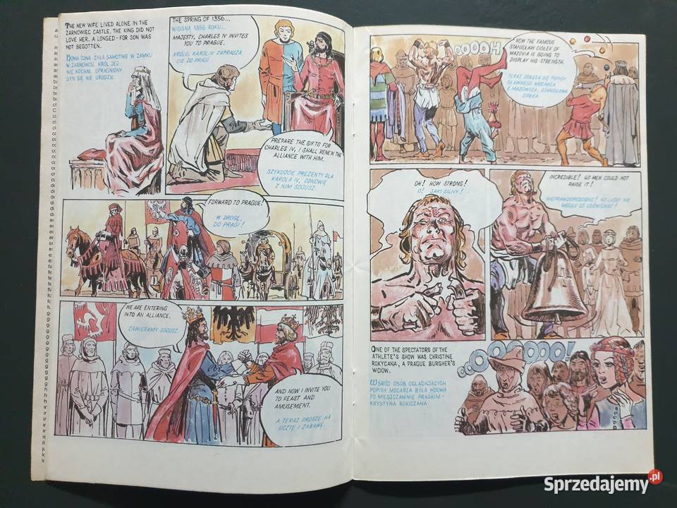 Kazimierz Wielki Casimir the Great komiks historyczne i wojenne Komiksy Gdynia