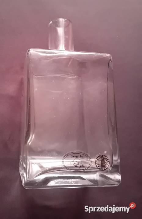Kryształowa karafka do whisky ręcznie formowana Koźminek