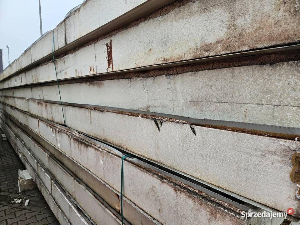 Płyty warstwowe ścienne i dachowe z rozbiórki Płyty warstwowe mazowieckie Warszawa sprzedam