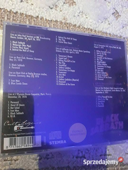 Niezapomniane koncerty heavy rocka BLACK Rzeszów sprzedam