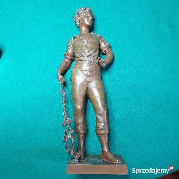 Figura ze starego zegara kominkowego 35 stop Wrocław