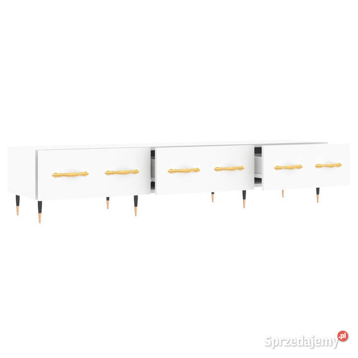 Szafka pod TV biała 150x36x30 materiał RTV mazowieckie Warszawa