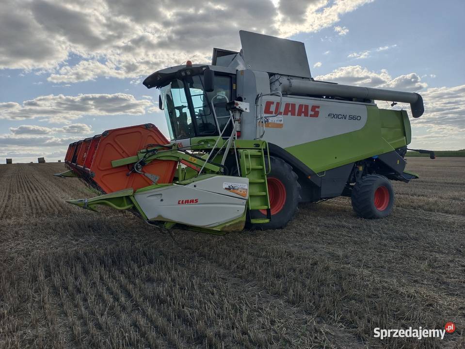 Claas Lexion 560 heder 750 Claas Przeciwnica