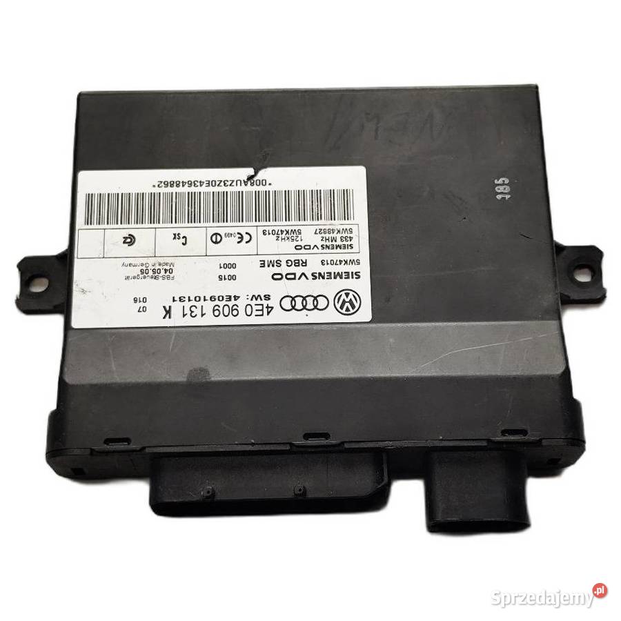 Audi A8 D3 Sterownik Moduł Kessy Klucza Rok produkcji 2005 sprzedam