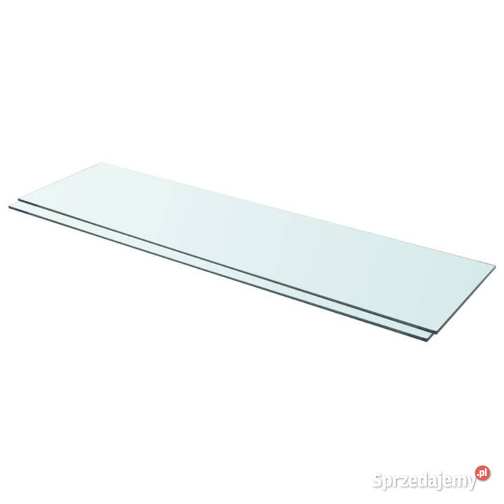 Półki 2 panel z przezroczystego szkła 110 x 30 mazowieckie Warszawa