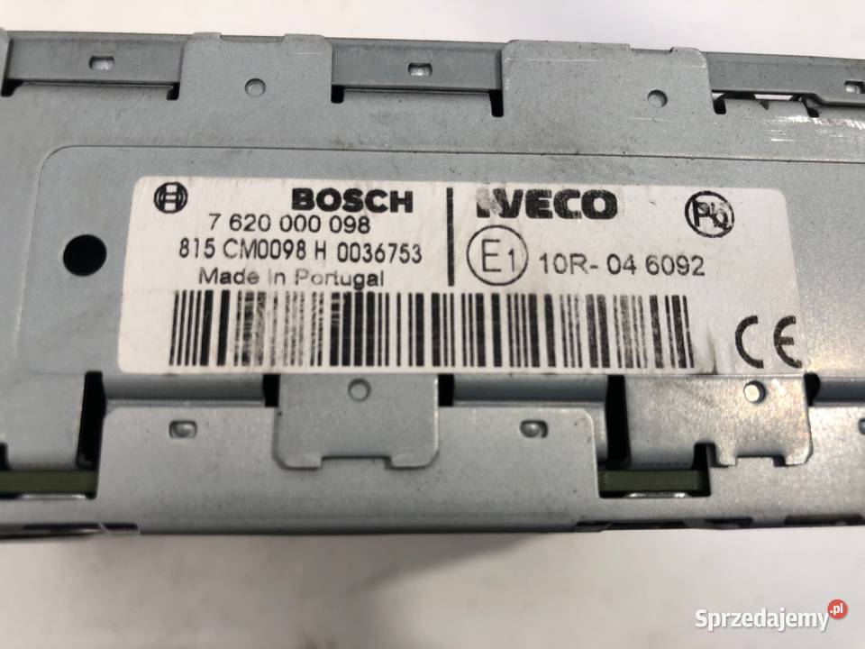RADIO IVECO DAILY VI 7620000098 ODTWARZACZ osobowe