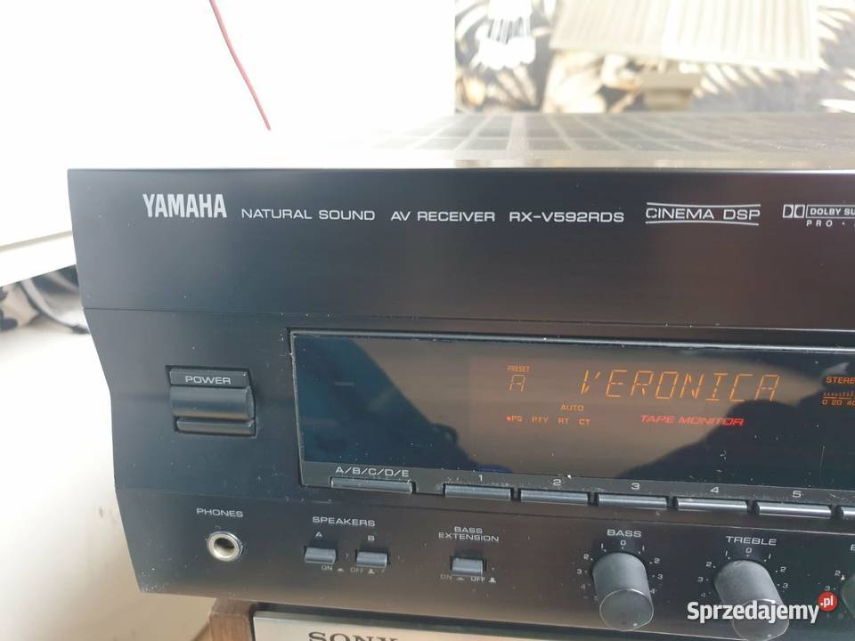 Yamaha rx v592 amplituner z pilotem