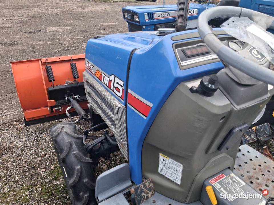 Iseki Tm15 4x4 pług glebogryzarka Iseki Konary