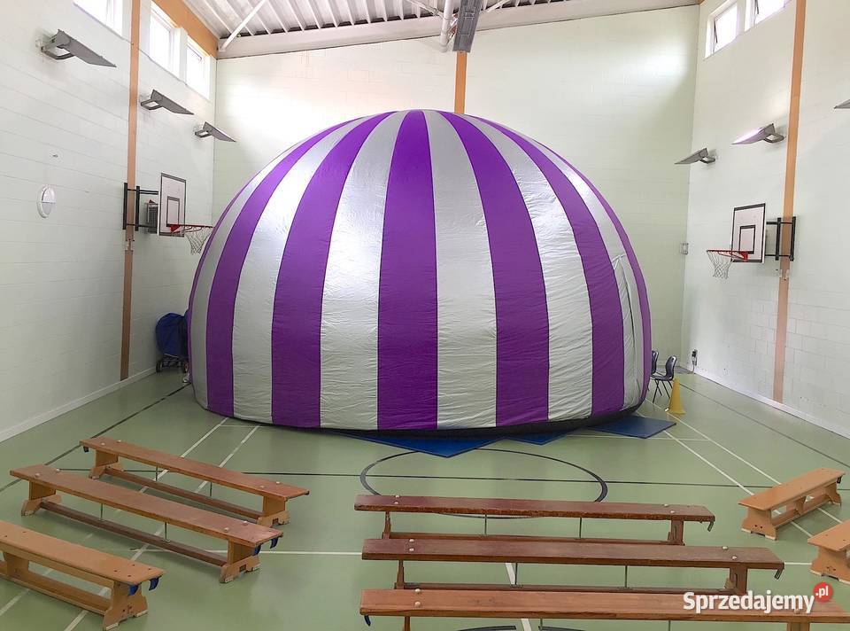 Mobilne planetarium nadmuchiwane kopuły systemu Produkcja Katowice