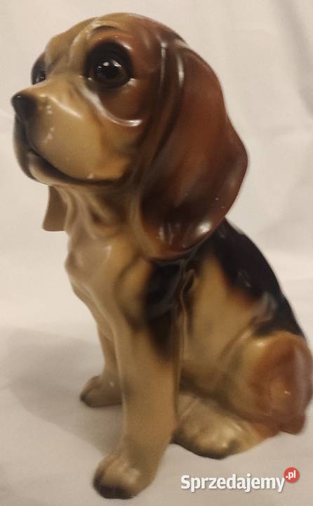 figurka psa rasy Beagle w stylu vintage Brinns łódzkie Pabianice