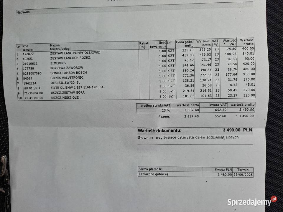 174 z pełnym serwisem Gliwice