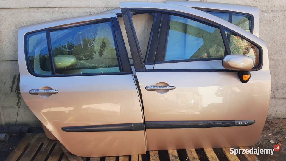 drzwi Renault Modus 0412r prawe lak TED12 Drzwi Dębno