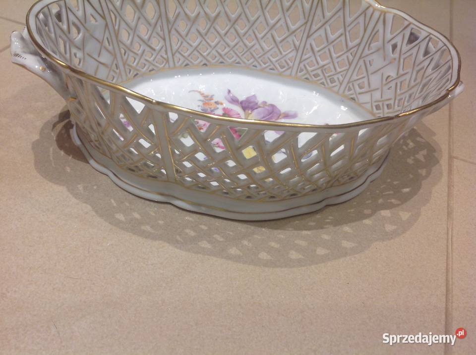 Koszyczek Patera Stara Porcelana Nymphenburg Nowa Sól
