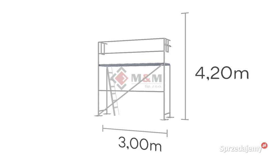 Rusztowanie elewacyjne 3x42m Podest Stare Siołkowice sprzedam