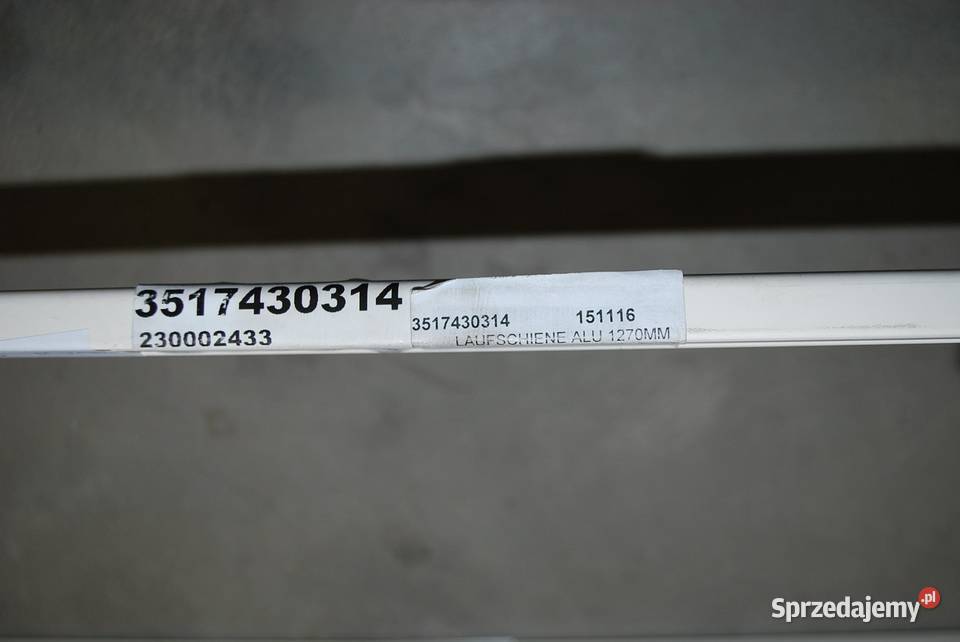 PROWADNICA METALOWA DRZWI PRZESUWNYCH Grzebowilk