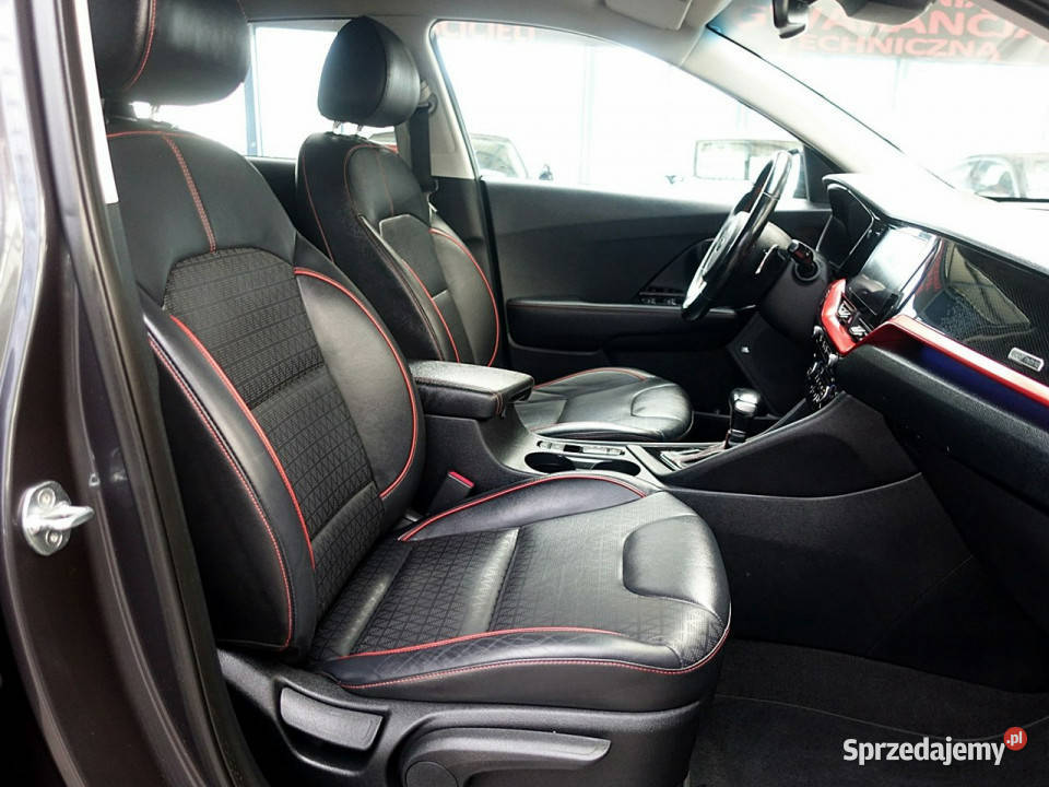 Kia Niro 141 AUTOMAT Skóra Led NAVI JBL 1Wł czujnik deszczu śląskie