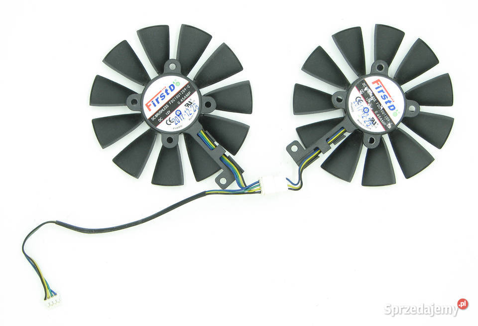 Wentylatory GPU ASUS Radeon RX570 2x FirstD Cielądz