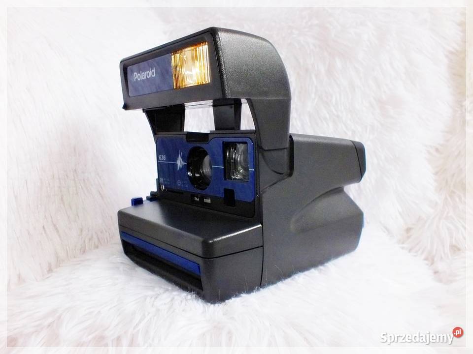 Niebieski Polaroid 636 Nowy Sprawny Aparat na Aparaty Żary
