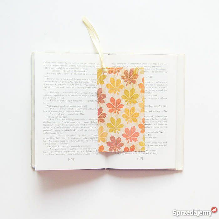 liścia zakładka do książki jesień zakladka ładna wielokolorowy